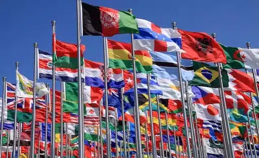 Drapeaux des 20 langues Cours langues étrangères
